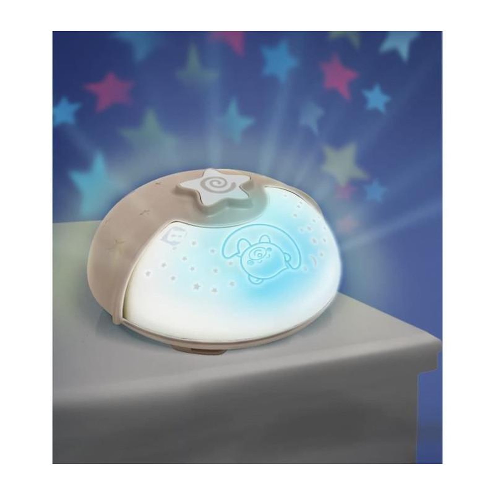 Voir la diapositive 4 : INFANTINO Lumiere apaisante et projecteur - INFANTINO - Projecto Lampe - Gris