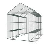 EUROSPEN Serre de Jardin 4m² - avec étagères et porte zipée