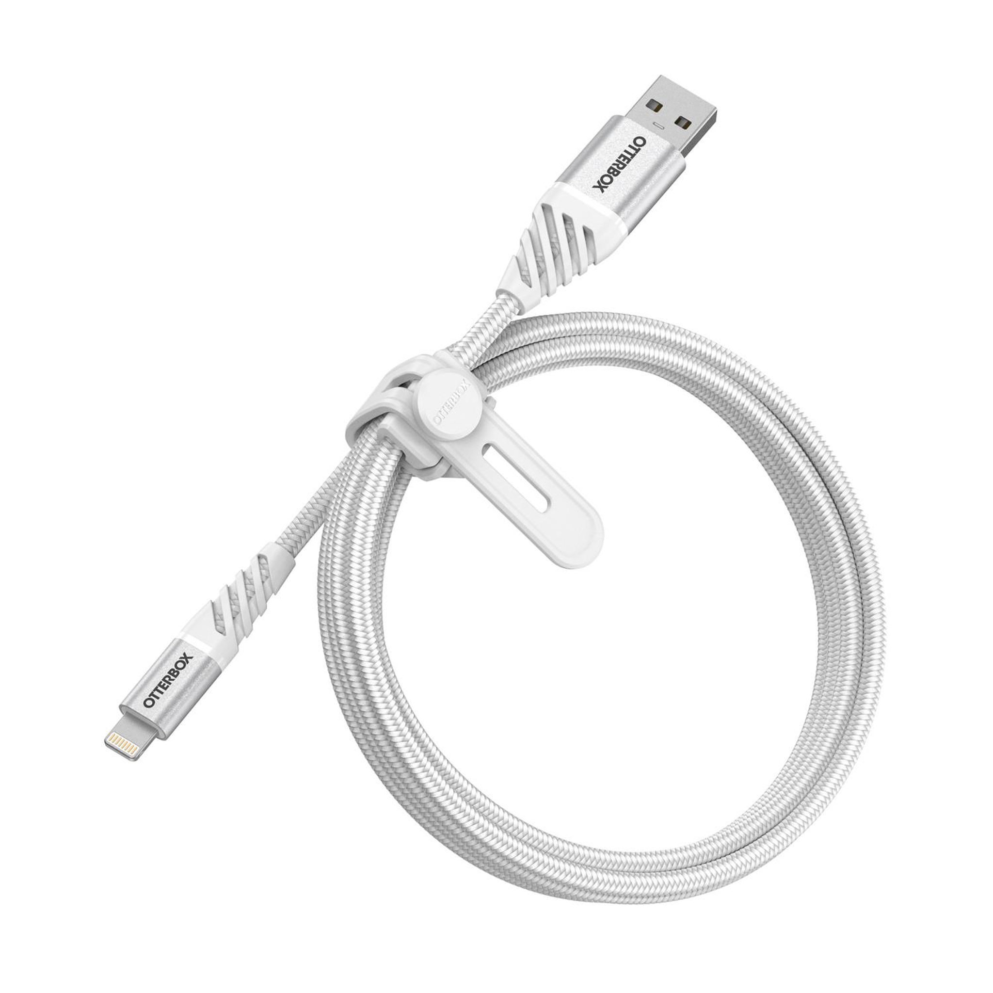 Voir la diapositive 3 : Otterbox OtterBox Premium Cable USB A-Lightning 1M, Cloud Sky White