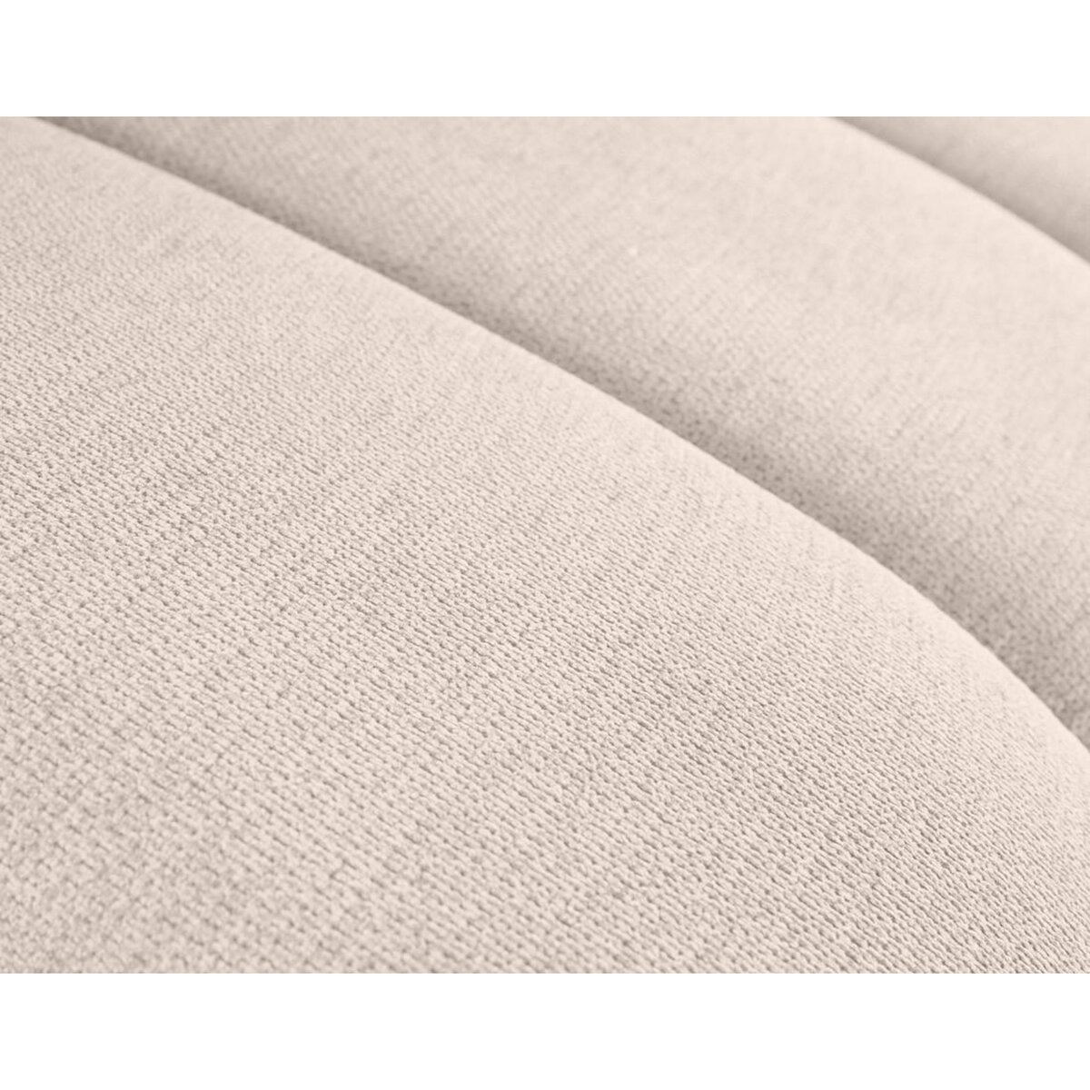 LISA DESIGN Debbie - module d'assise méridienne gauche en tissu texturé