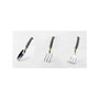 Voir la diapositive 1 : SUAN Lot de 3 outils de jardin - Suan - Fourche, râteau à fleurs et transplantoir - En aluminium