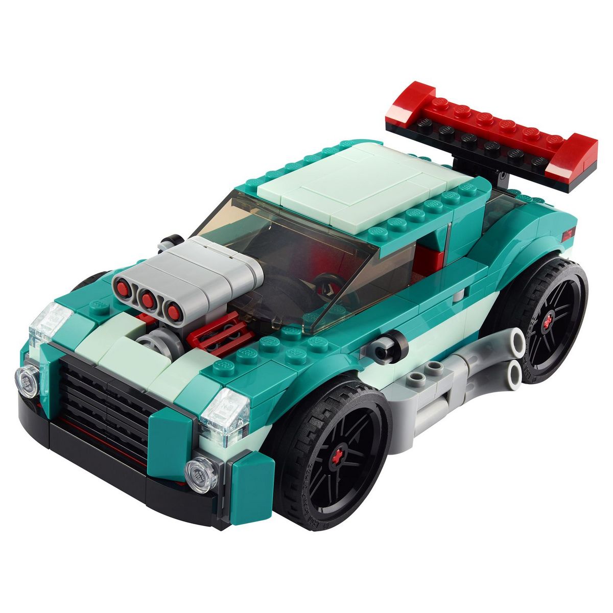 LEGO Creator 31127 Le Bolide de Rue, Jouet à Construire Voiture Enfants 7 Ans et Plus