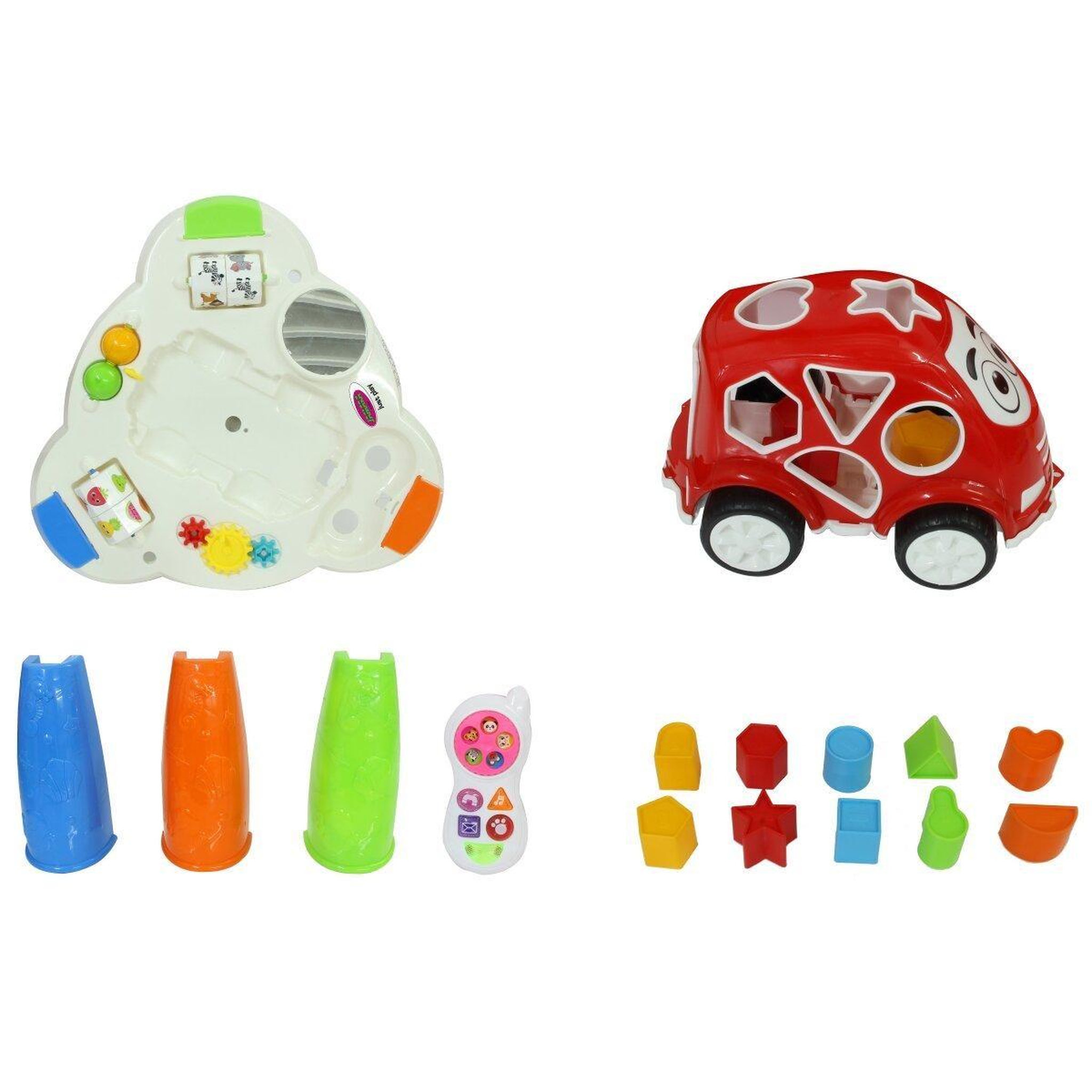 Voir la diapositive 5 : Jamara Table de jeu avec voiture moulée et téléphone portable