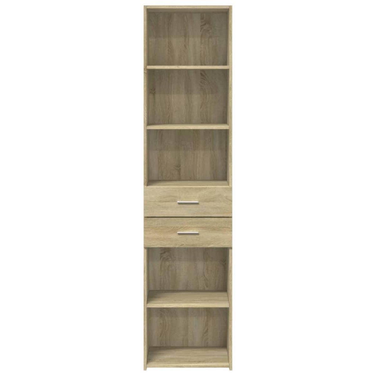 VIDAXL Buffet haut chene sonoma 45x42,5x185 cm bois d'ingenierie