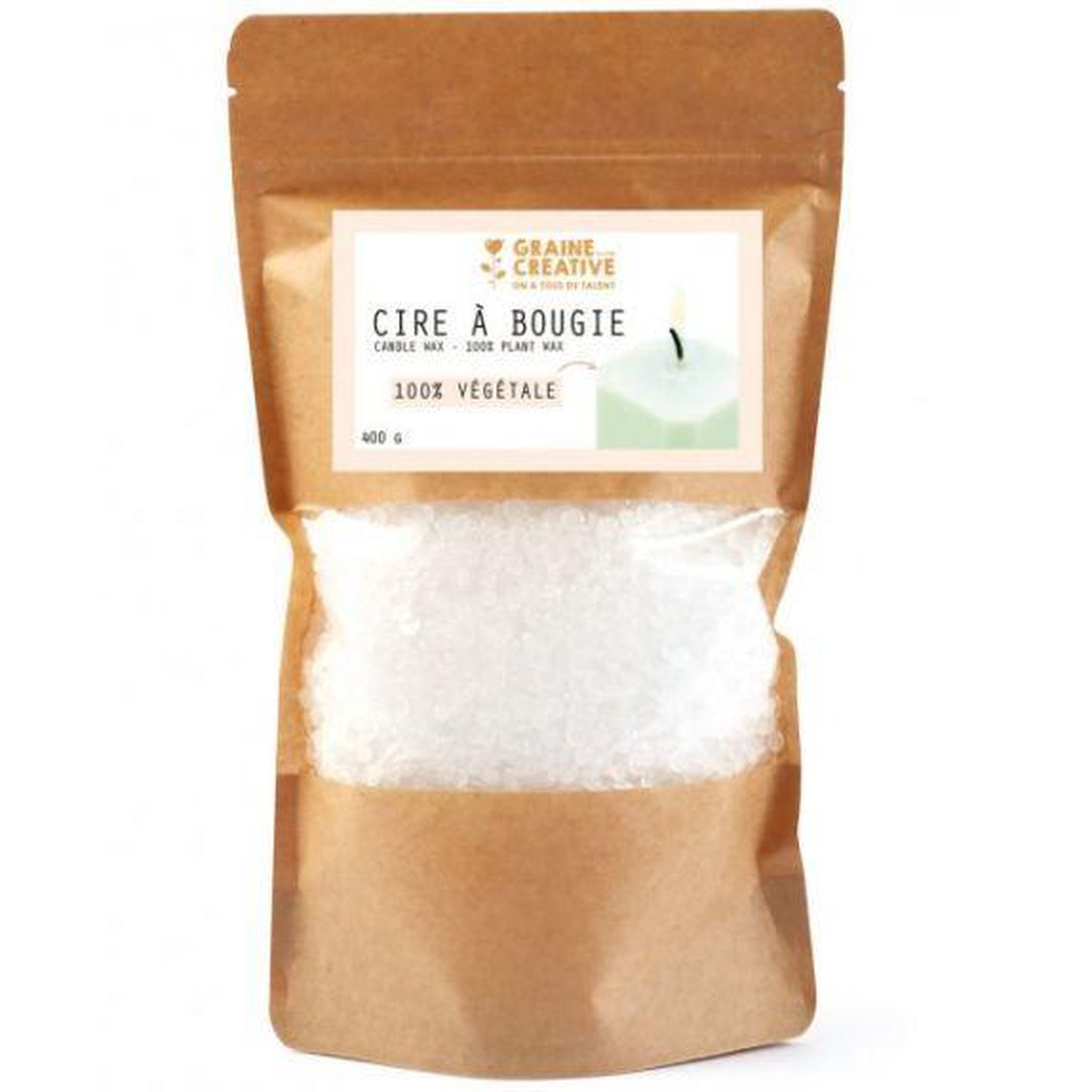 Voir la diapositive 1 : Graine créative Cire végétale 400 g