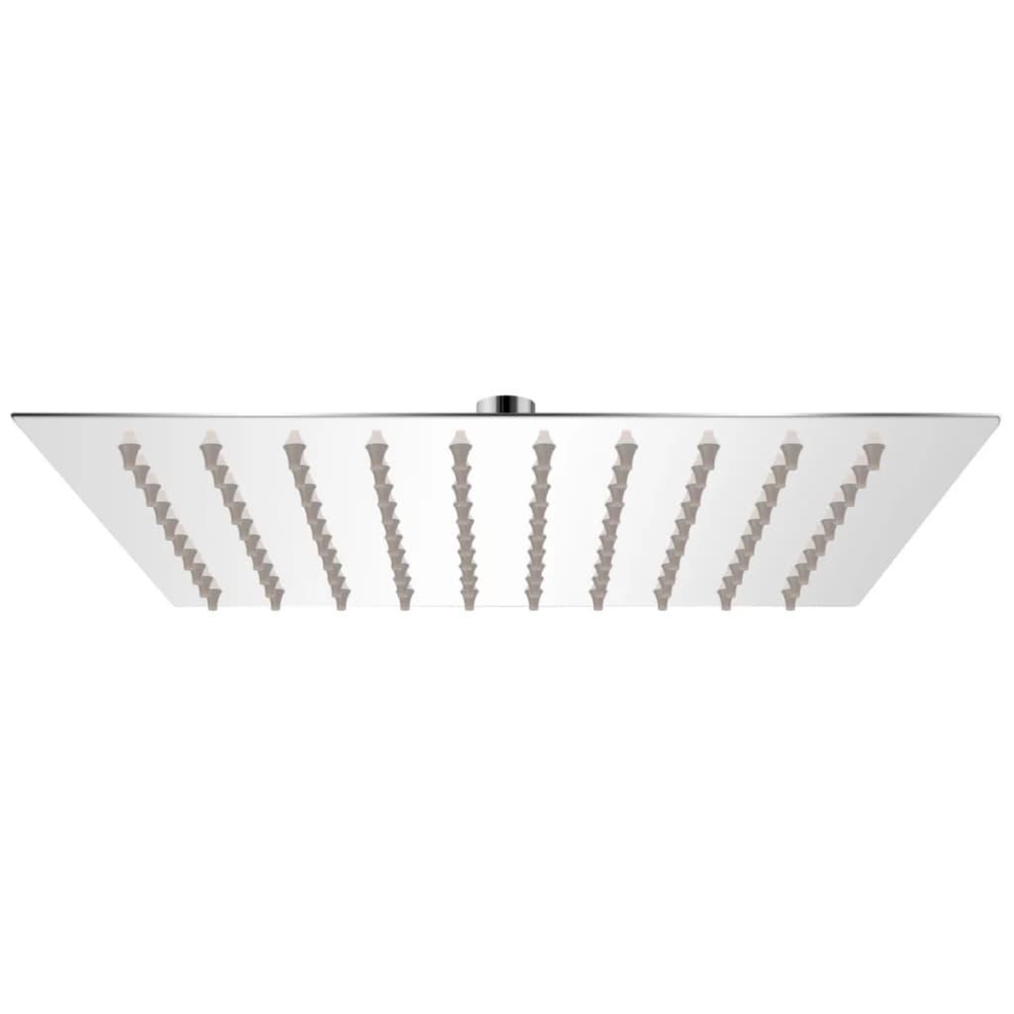 VIDAXL Tete de douche plongeante carree en acier inoxydable 20x20 cm