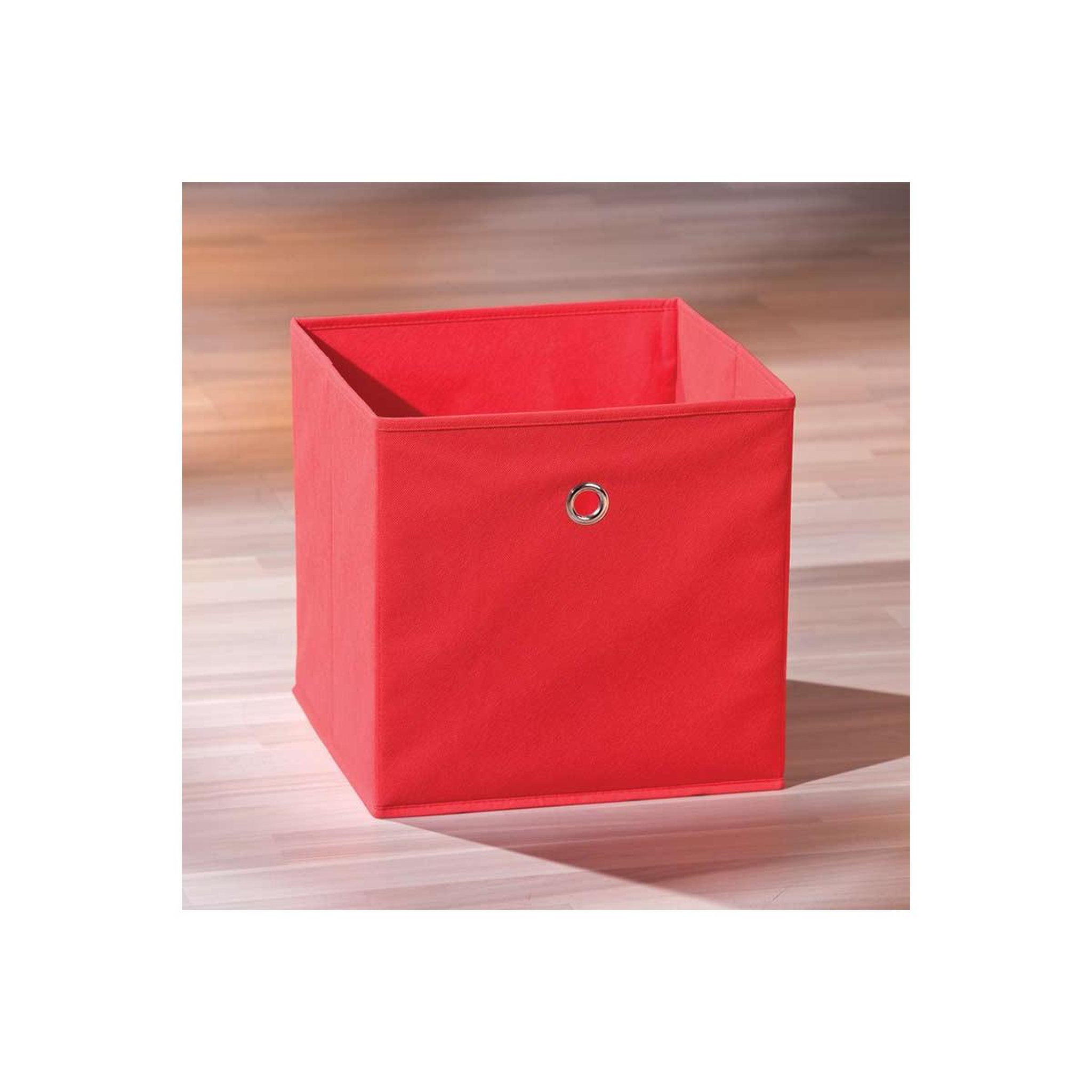 Voir la diapositive 2 : INTERLINK Boîte de rangement pliable  kase  32cm rouge