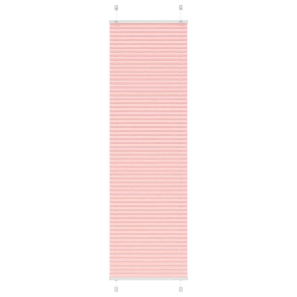 VIDAXL Store plisse rose 65x200 cm largeur du tissu 64,4 cm polyester