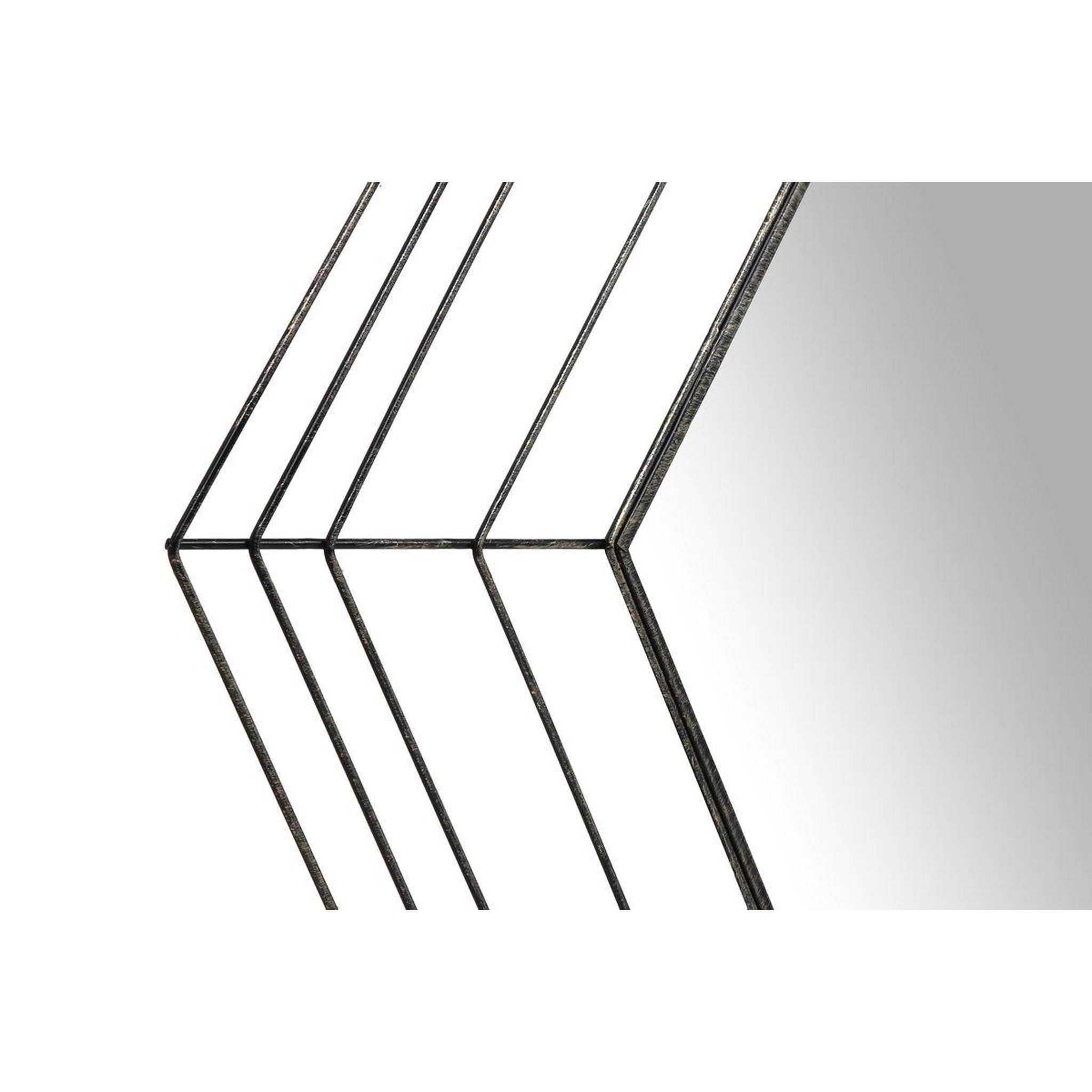 Voir la diapositive 2 : Paris Prix Miroir Mural Déco  Roméo  79cm Or