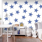 Paris Prix Papier Peint  Blue Star. Coloris disponibles : Multicolore
