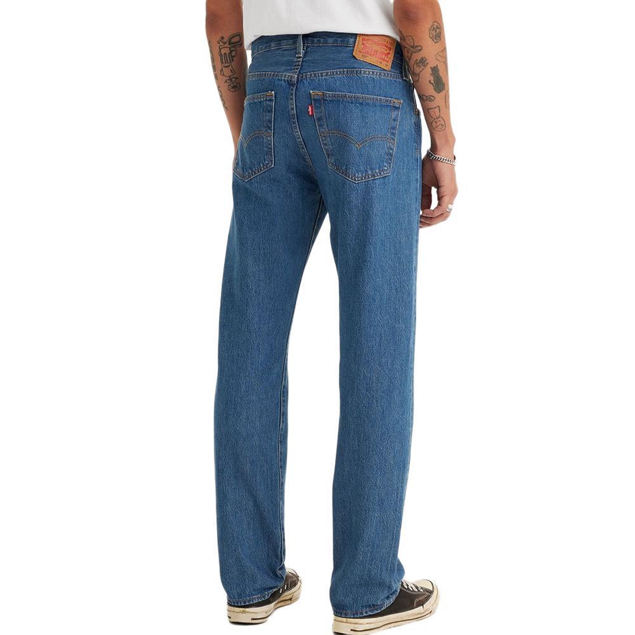 Voir la diapositive 2 : Levi's Jean 501  Foncé Homme Levi's Original Fit Dark In