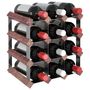 Voir la diapositive 3 : VIDAXL Casier à bouteilles pour 12 bouteilles Marron Bois pin solide