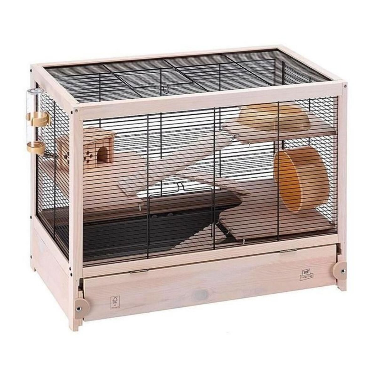 Ferplast Cage pour hamster - FERPLAST - HAMSTERVILLE - Bois