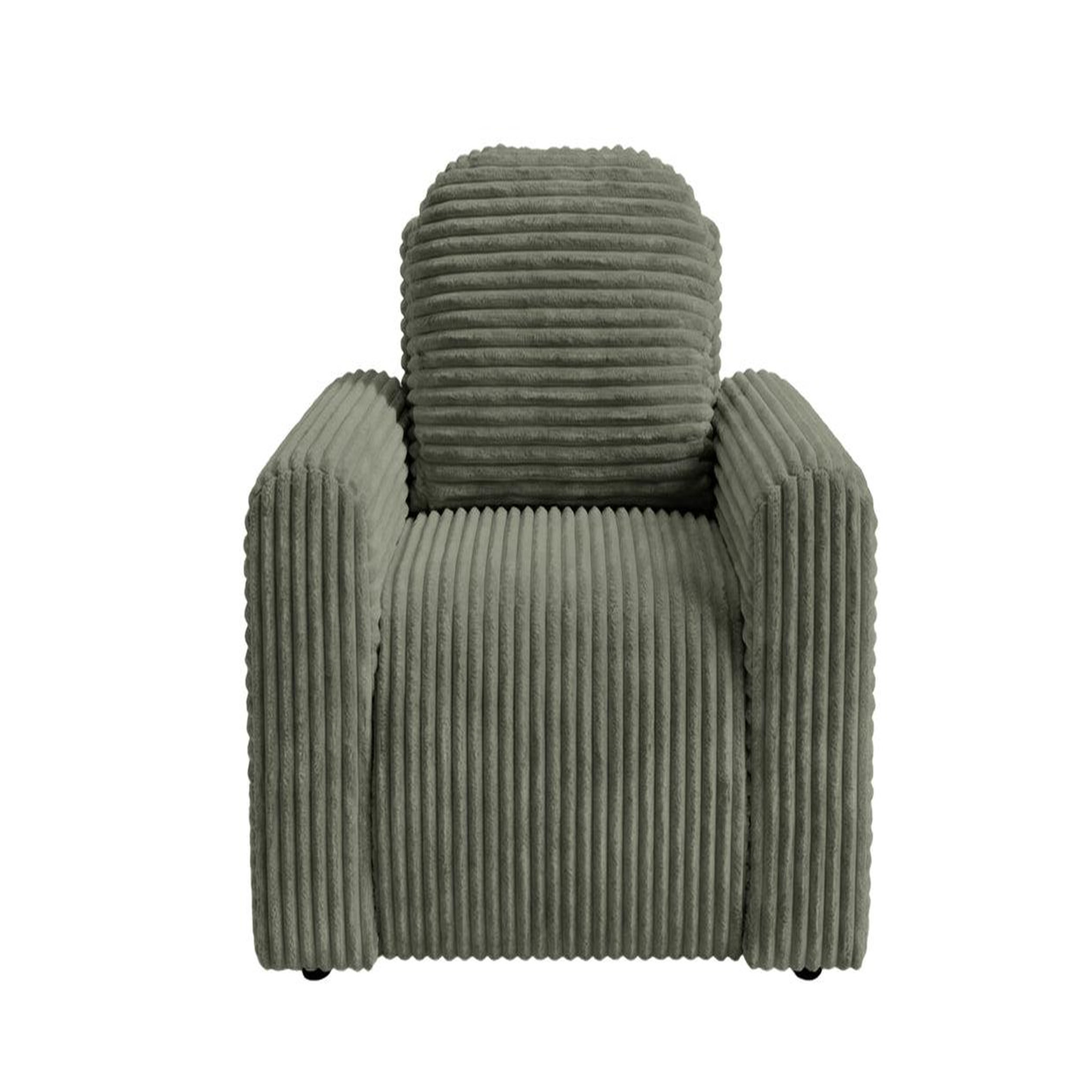 Voir la diapositive 1 : CASANOVA PARIS Elvis - fauteuil gros velours côtelé