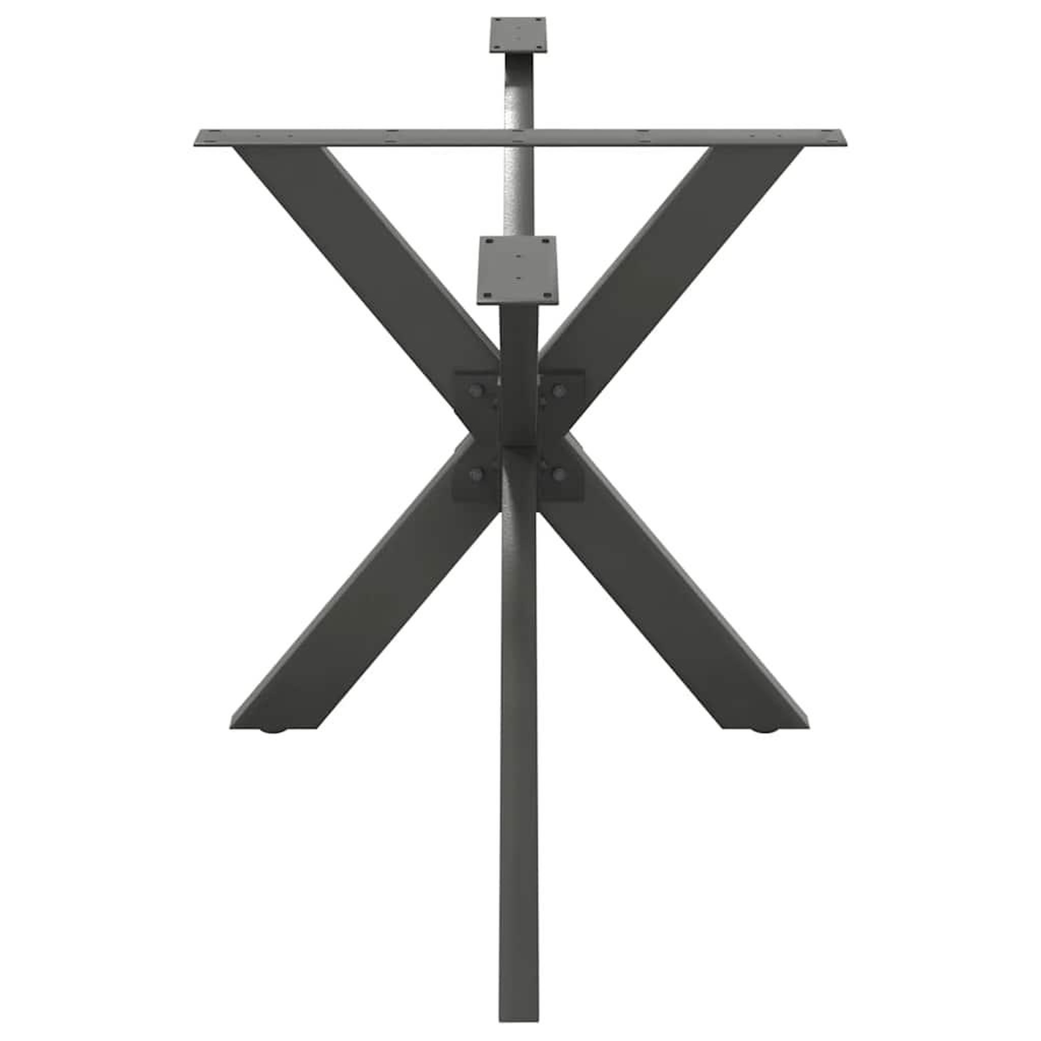 Voir la diapositive 4 : VIDAXL Pied de table a manger forme d'araignee 150x78x(72-73) cm