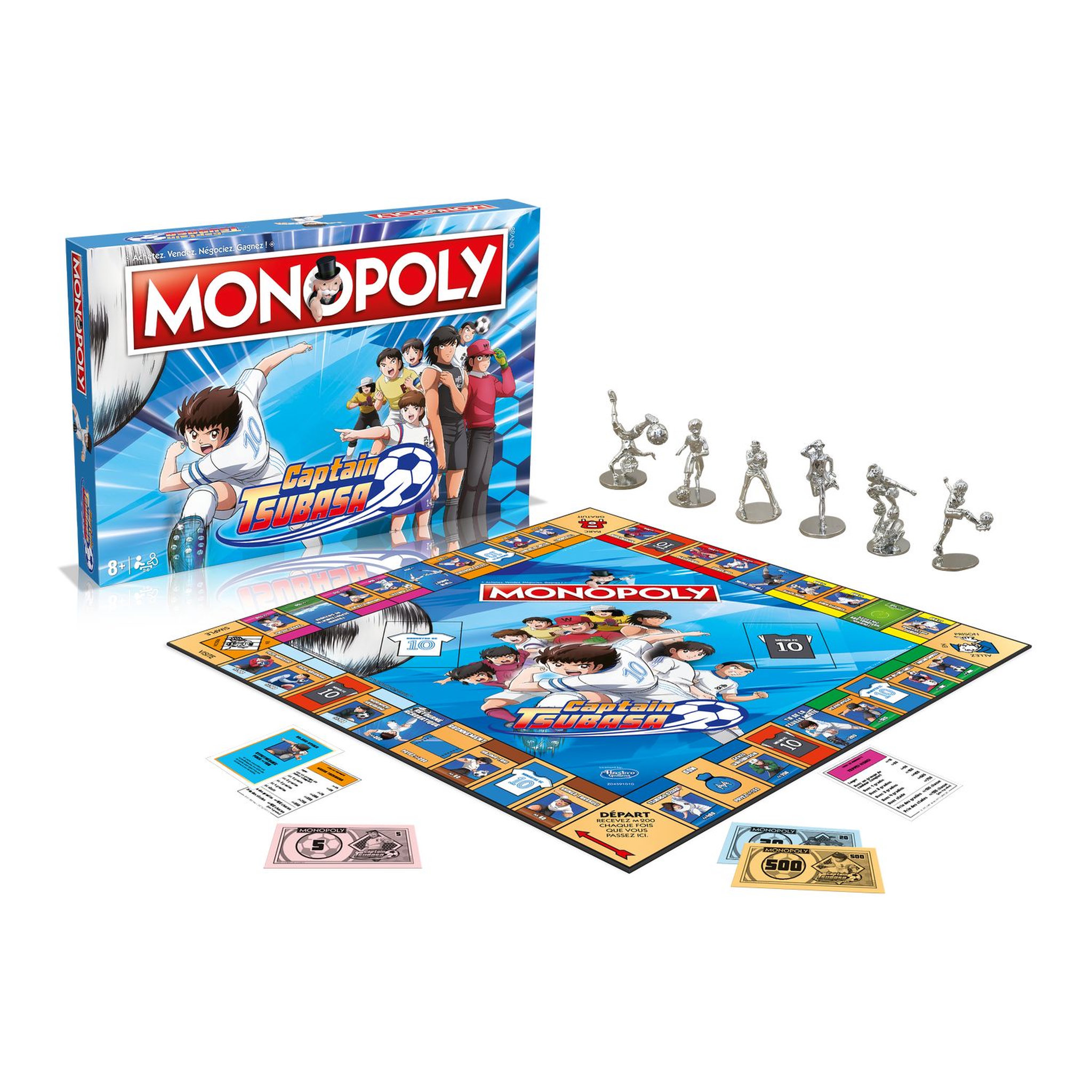 Voir la diapositive 5 :  WINNING MOVES Jeu - Monopoly Captain Tsubasa - Olive et Tom 