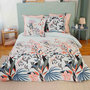 Voir la diapositive 1 : Home collection Parure housse de couette 100% satin de coton bio 78fils paya