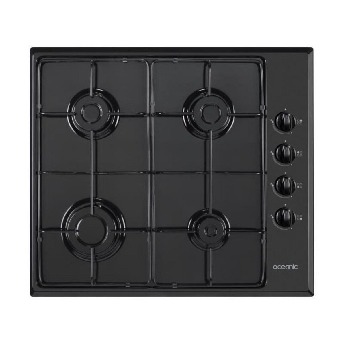 OCEANIC Table 4 foyers OCEANIC - Gaz émail noir