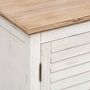Voir la diapositive 3 : ATMOSPHERA Buffet 2 Portes en Bois  Olbia  110cm Blanc