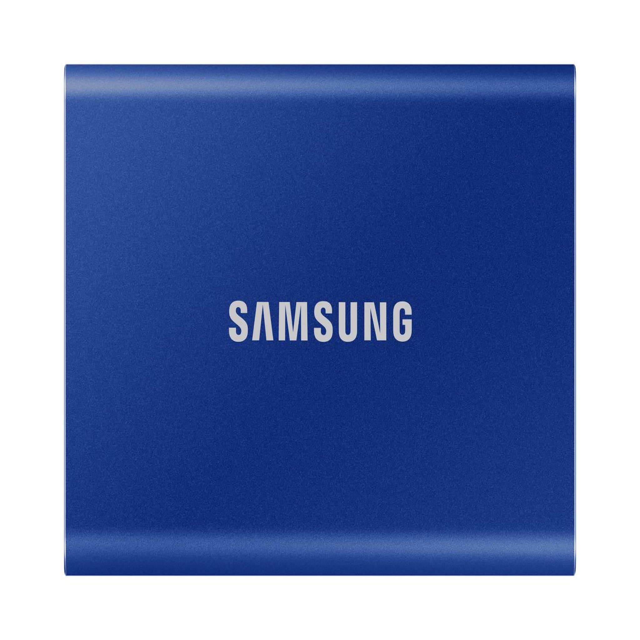 Voir la diapositive 2 : Samsung Disque SSD Externe Portable 2 To Samsung T7 USB 3.1 gen 2 Bleu