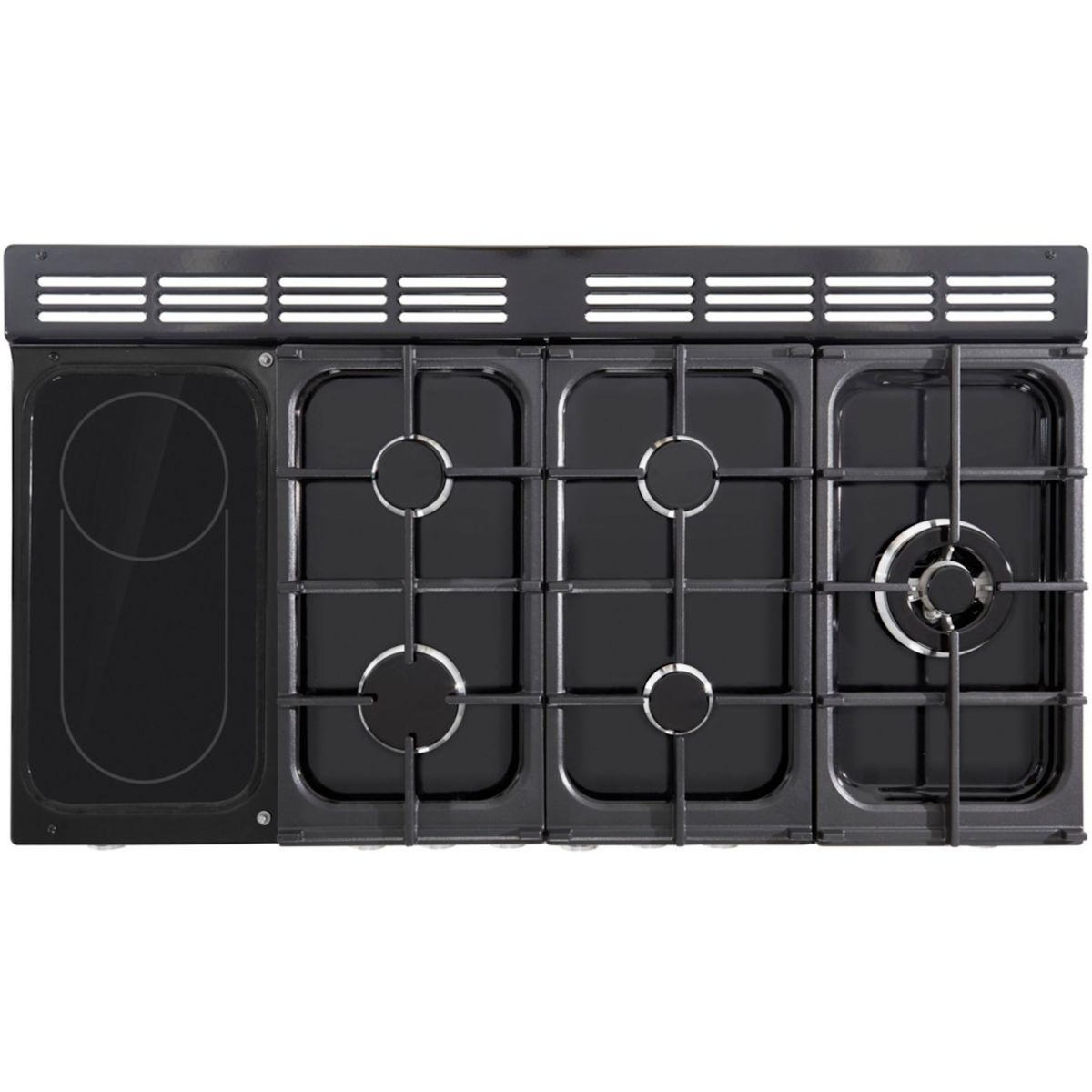 Falcon Piano de cuisson mixte NEXUS STEAM 110 CM IVOIRE/CHROME