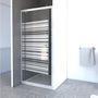Voir la diapositive 1 : Aurlane Porte de douche pivotante First Line Front - 90 x 185
