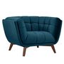 Voir la diapositive 6 : Rendez vous déco Fauteuil en velours vert foncé - Mona