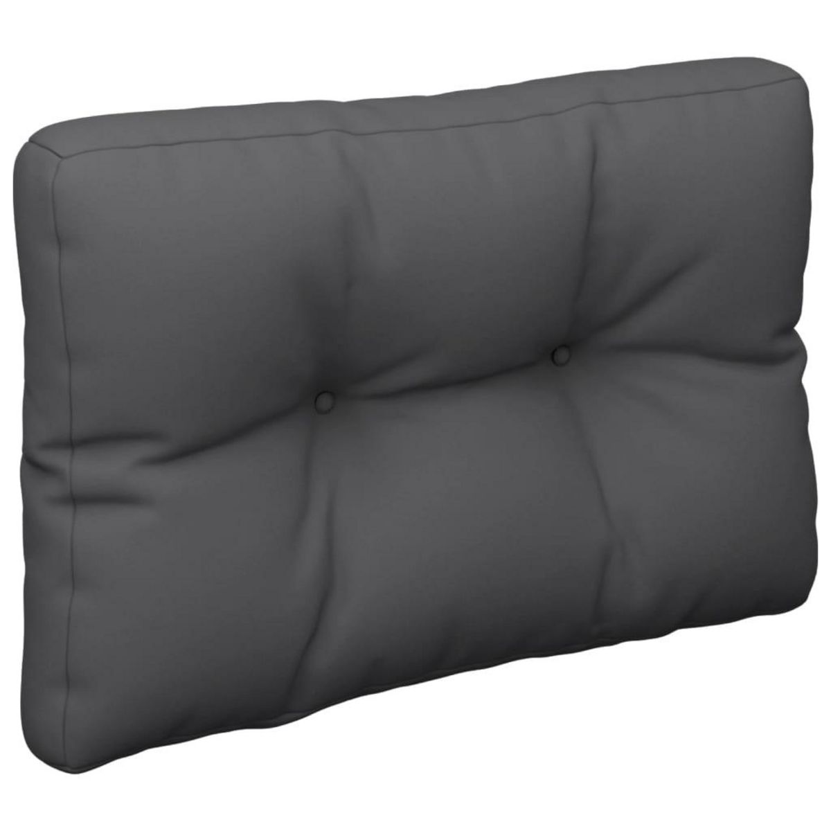 VIDAXL Coussins de palette lot de 2 anthracite tissu