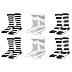 SERGE BLANCO Lot de 6 paires de chaussettes de ville Serge Blanco Marin. Coloris disponibles : Noir