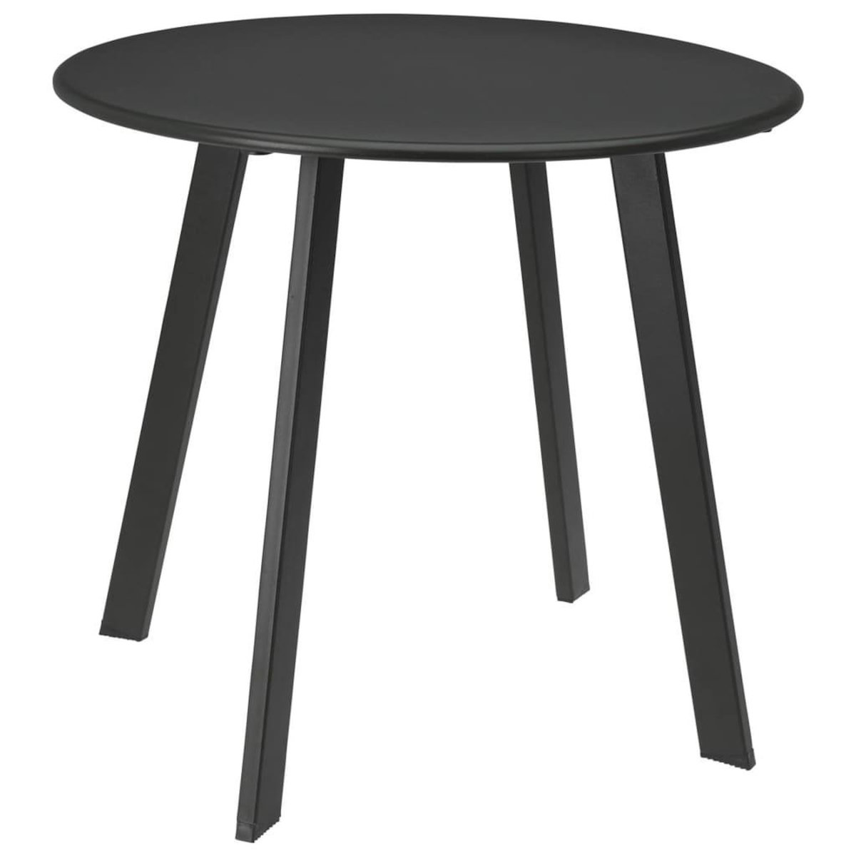 ProGarden ProGarden Table d'appoint 50x45 cm gris fonce mat