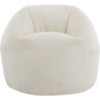 Voir la diapositive 1 : Habitat et Jardin Pouf en velours côtelé   Cusco  - 80 x 74 x 49 cm - Beige
