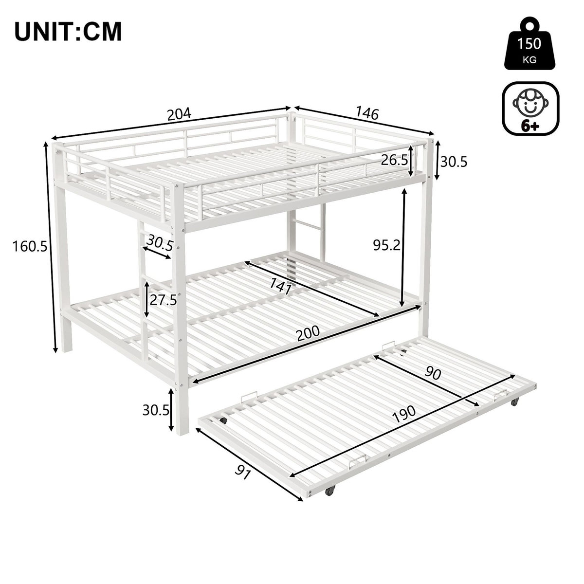MERAX Lit superposé