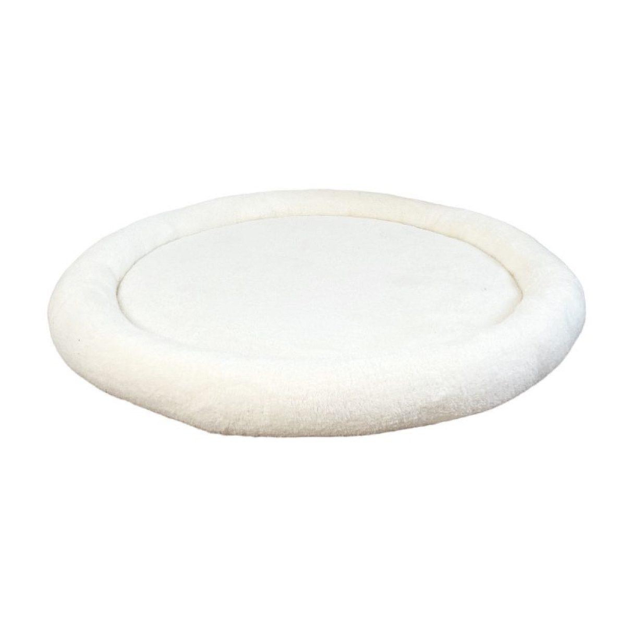 MONIO FOR KIDS Tapis de jeu nid en peluche écru