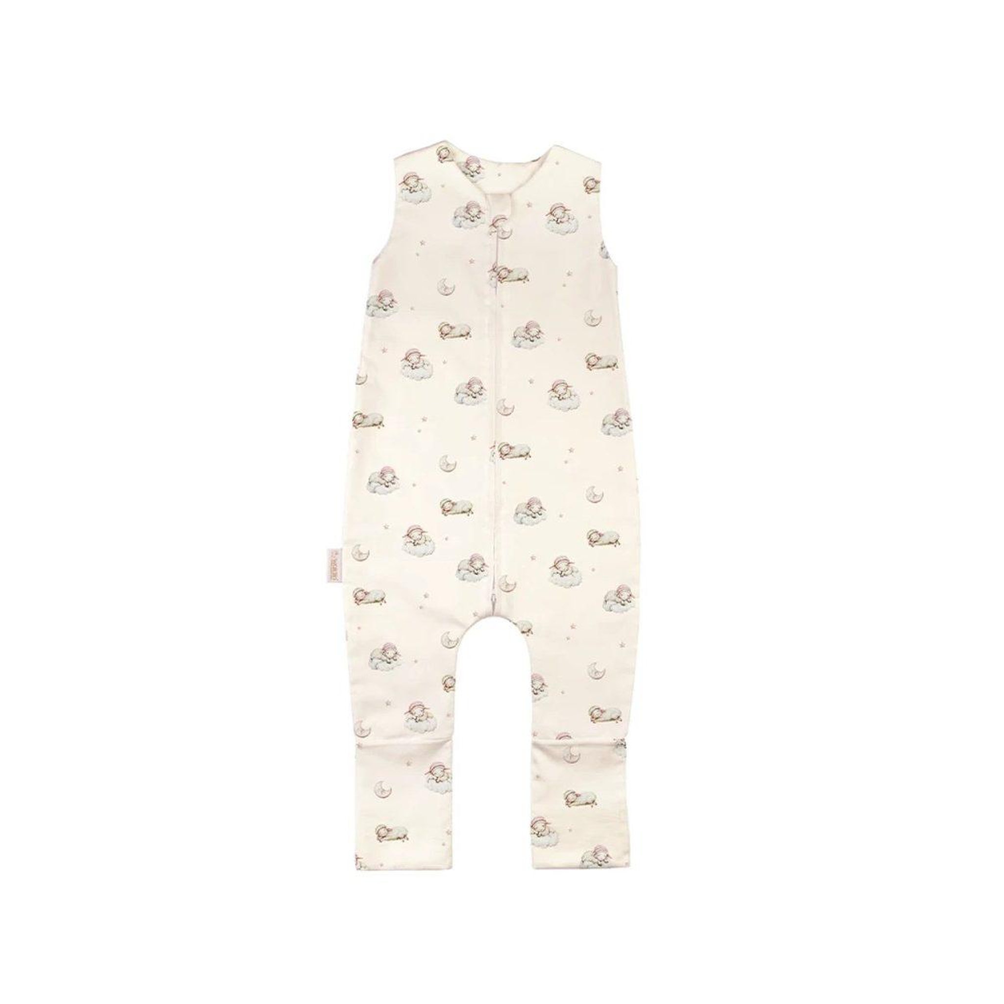WALDIN Gigoteuse à jambes en coton - taille M (3-4 ans) - motif berceuse, champagne