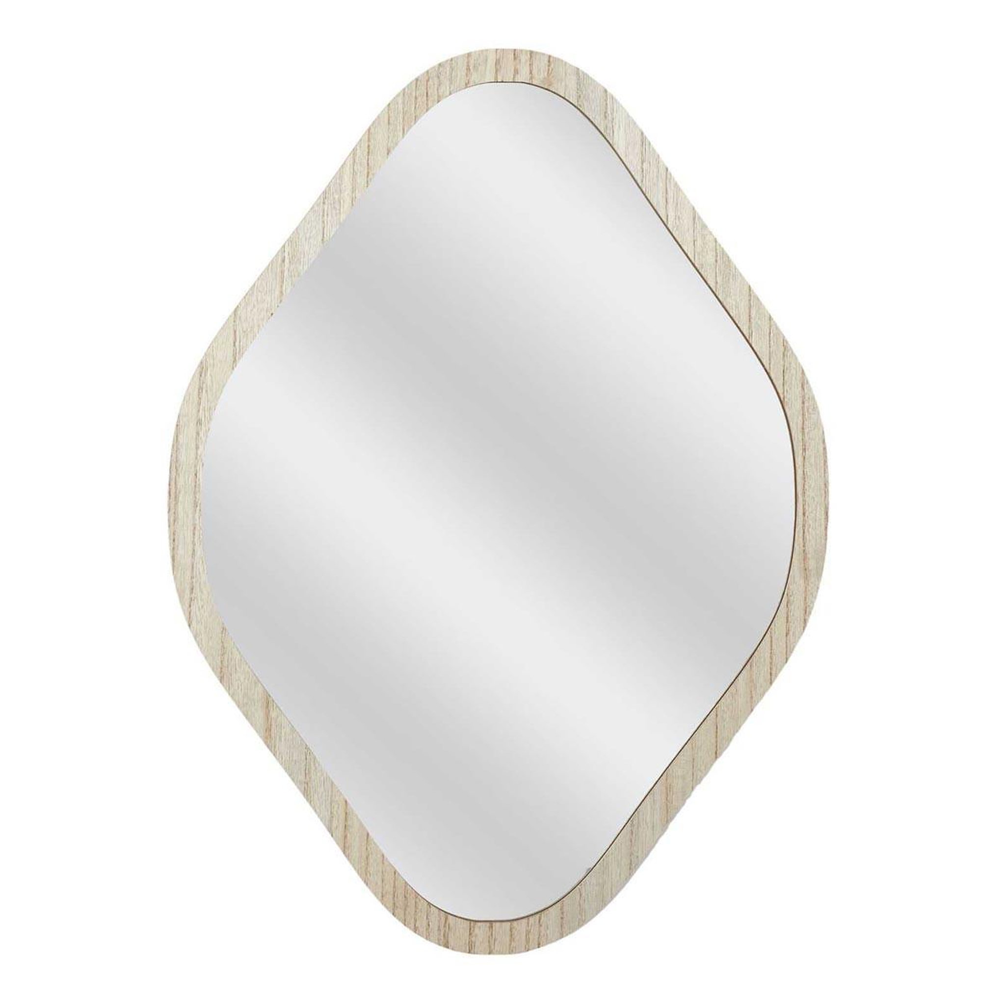 The Home Deco Factory Miroir Losange Déco  Elio  60cm Naturel