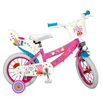 Velo 12 pouces Peppa Pig 3 5 ans Stabilisateur ROSE pas cher