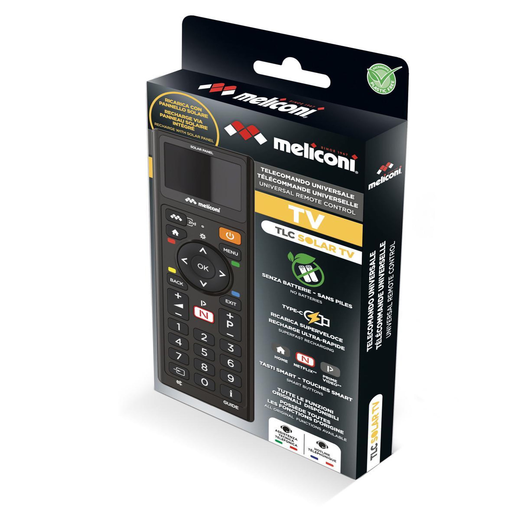 Voir la diapositive 3 : Meliconi Meliconi 800508 télécommande TV Appuyez sur les boutons