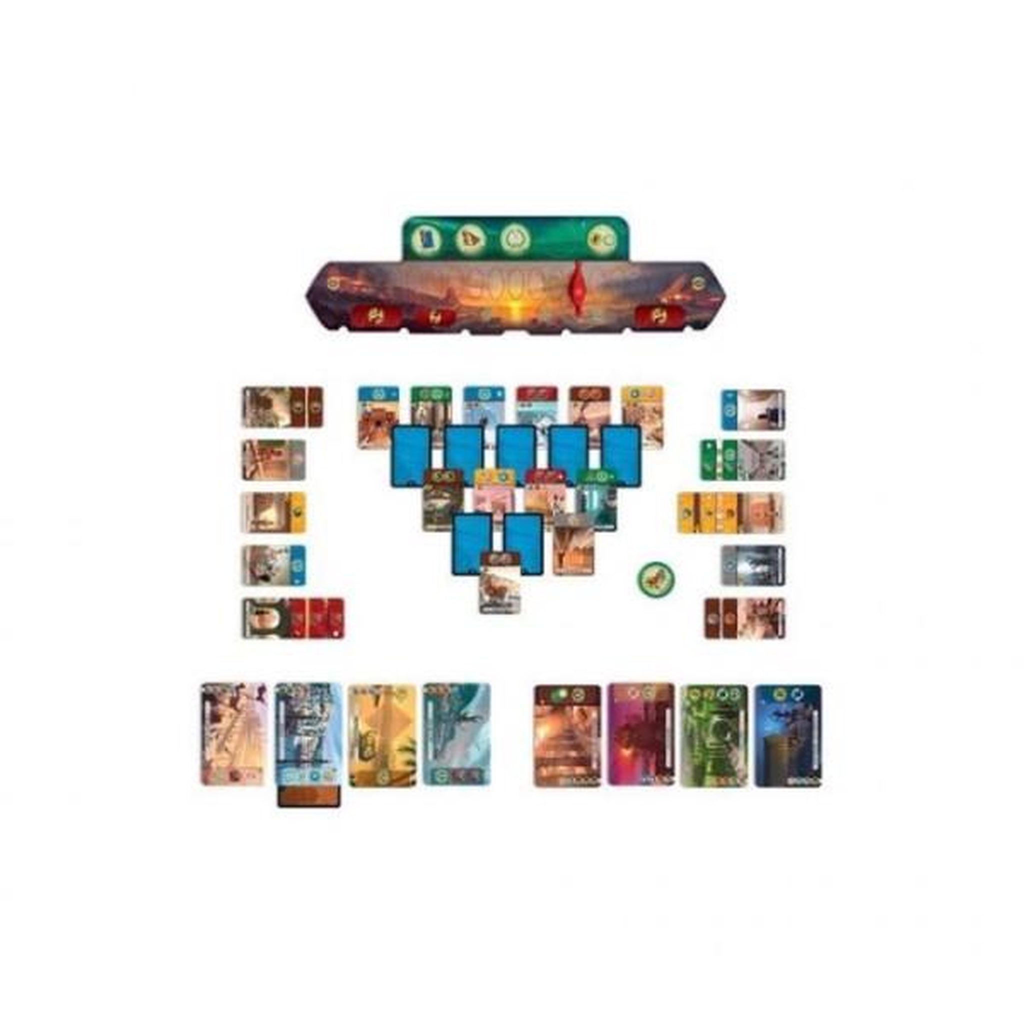 Voir la diapositive 5 : Asmodee 7 wonders Duel Jeu de civilisation