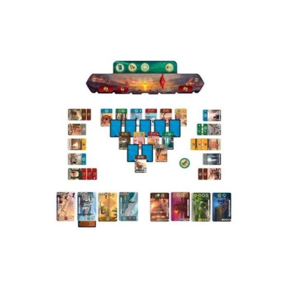 Asmodee 7 wonders Duel Jeu de civilisation