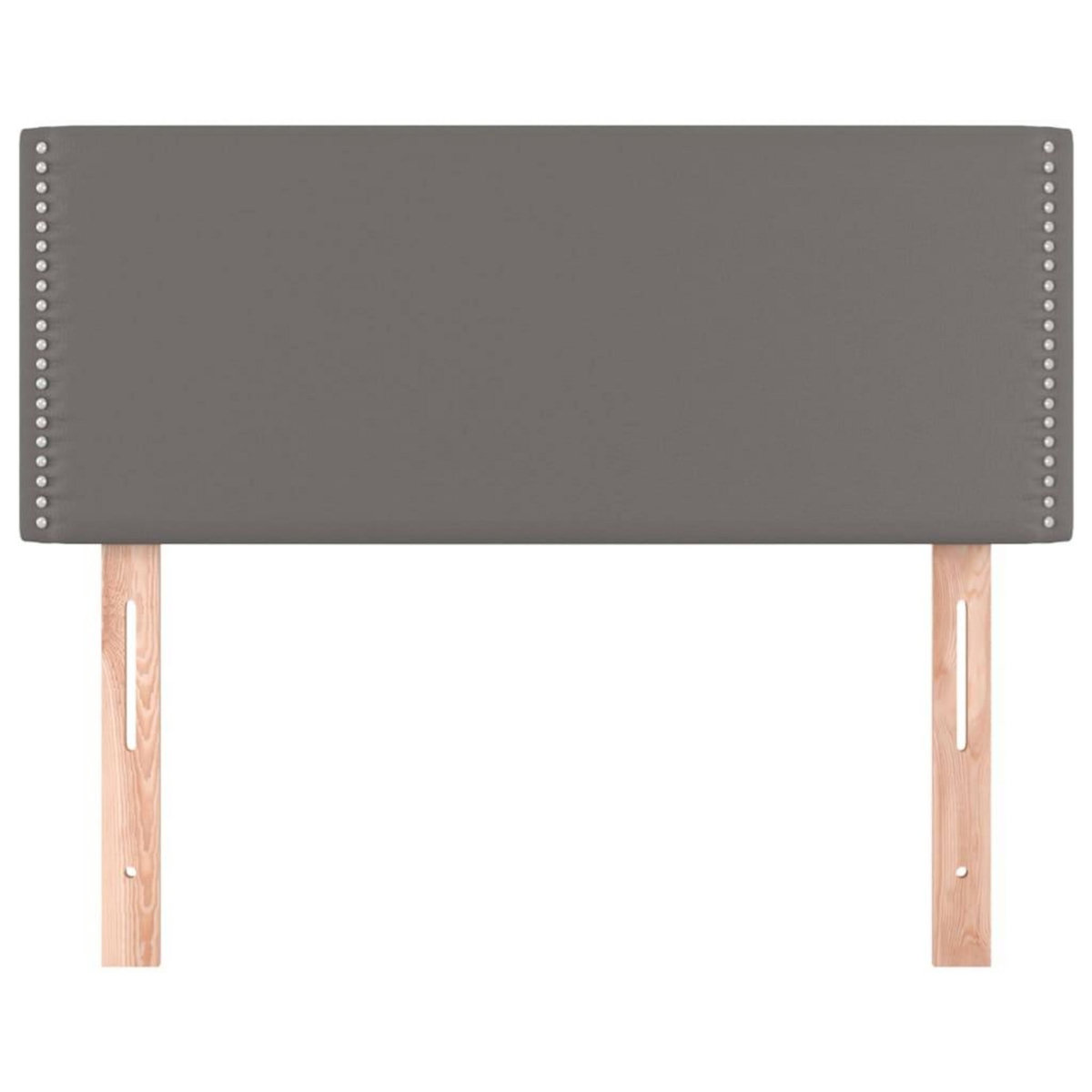 VIDAXL Tete de lit Gris 90x5x78/88 cm Similicuir