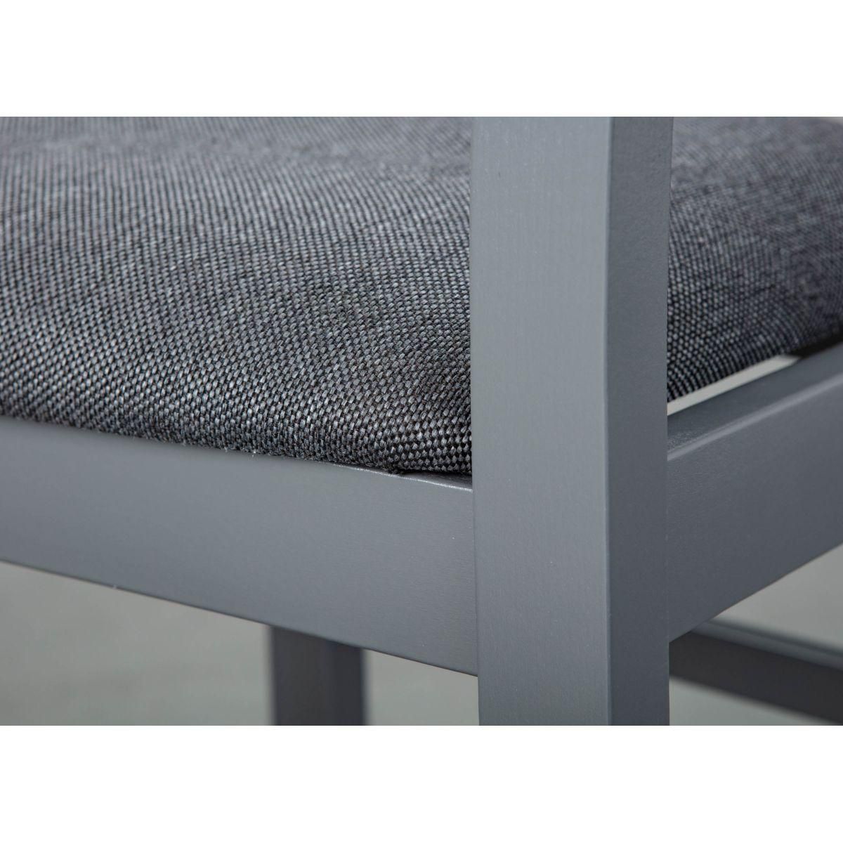 Lot de 2 chaises bois massif assise rembourée LUNA