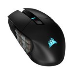 Corsair Souris Gaming - Sans fil - CORSAIR - SCIMITAR ELITE RGB Wireless - 16 boutons programmables - Autonomie 150h - Noir (CH-9314311-