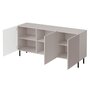 Voir la diapositive 5 : BEST MOBILIER Timote - buffet - écru - 3 portes - 156 cm
