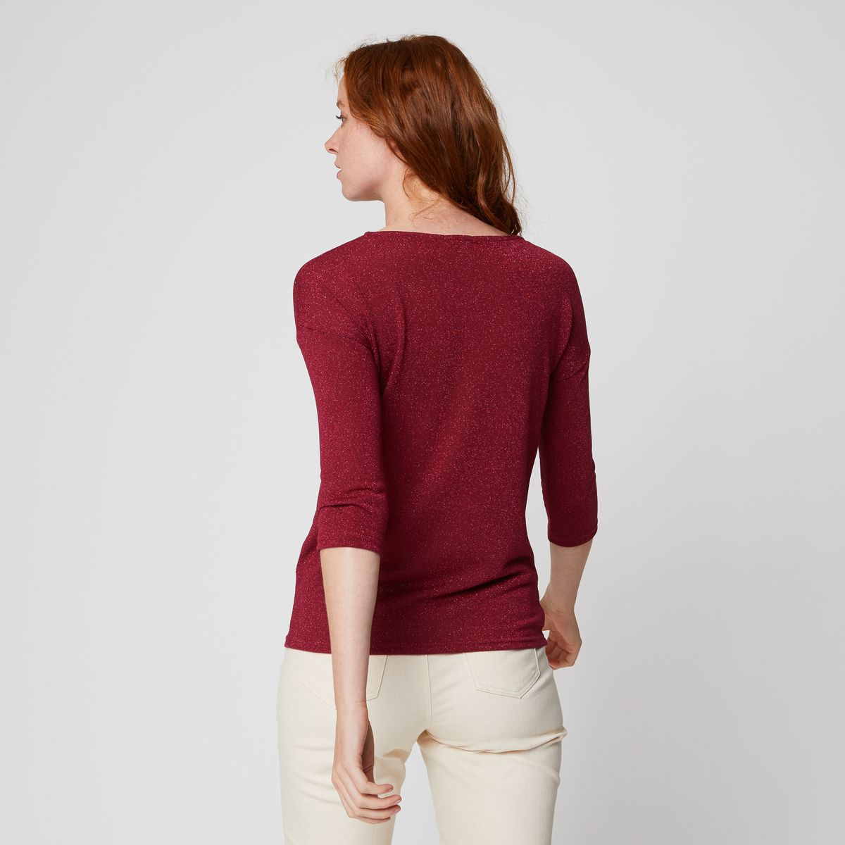 INEXTENSO T-shirt manches 3/4 femme