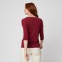 Voir la diapositive 2 : INEXTENSO T-shirt manches 3/4 femme