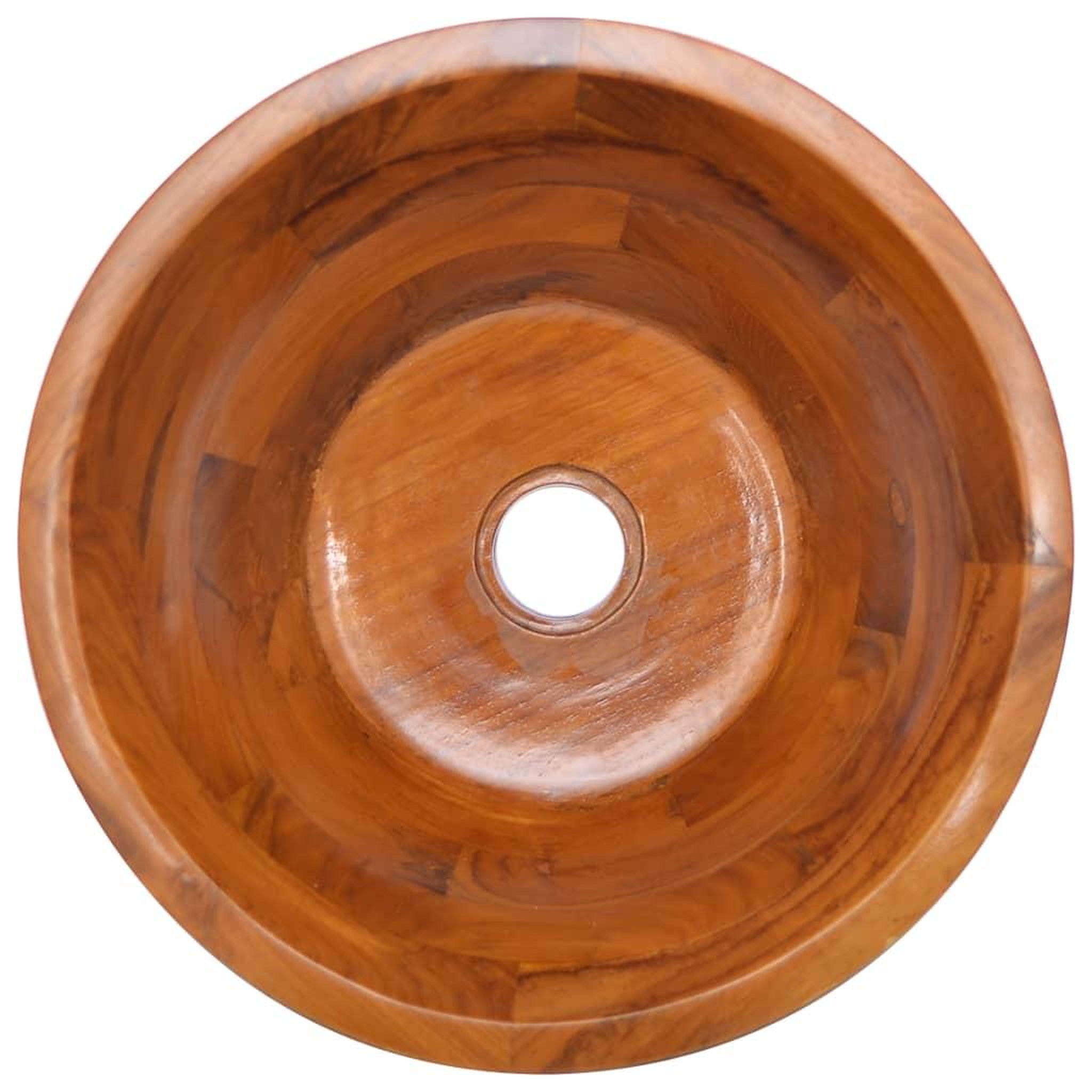 Voir la diapositive 4 : VIDAXL Lavabo bois de teck massif φ40x20 cm