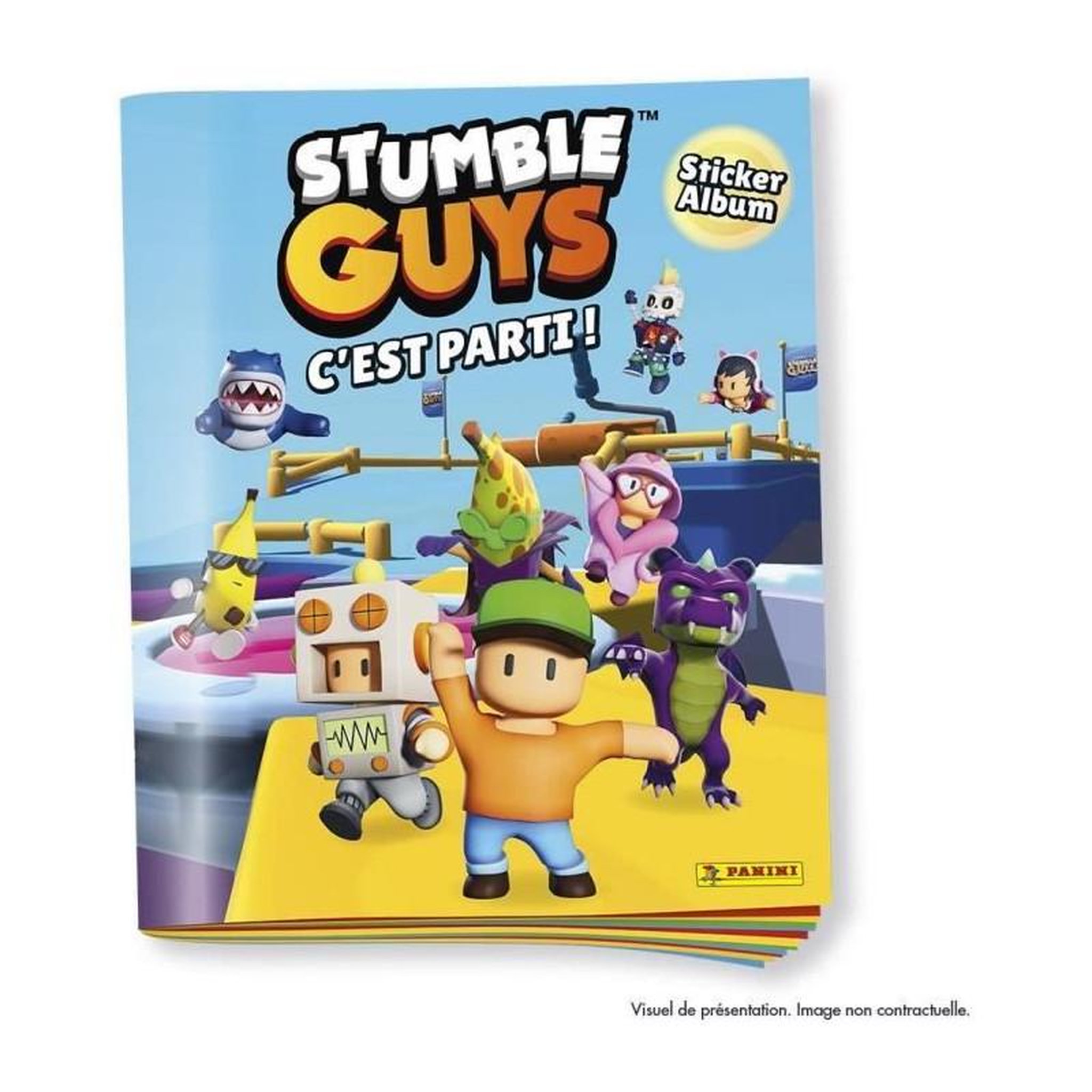 Panini Album stickers - PANINI - Stumble Guys - Collection officielle - 204 stickers dont 110 spéciaux