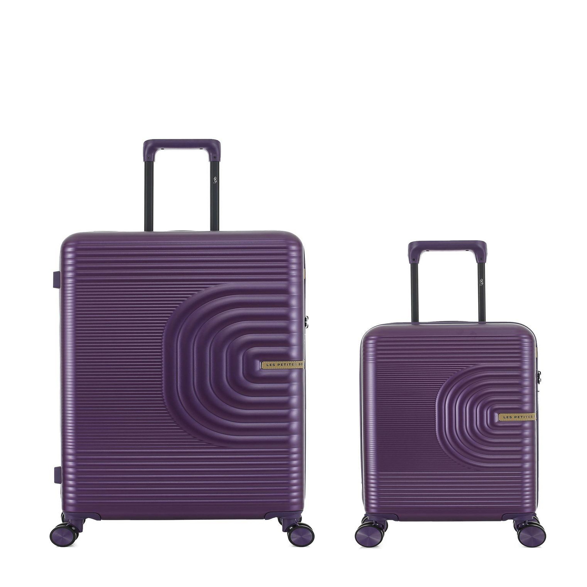 LES P'TITES BOMBES LPB Lot de 2 Valises Rigides Grand Format et Cabine XS CELIA