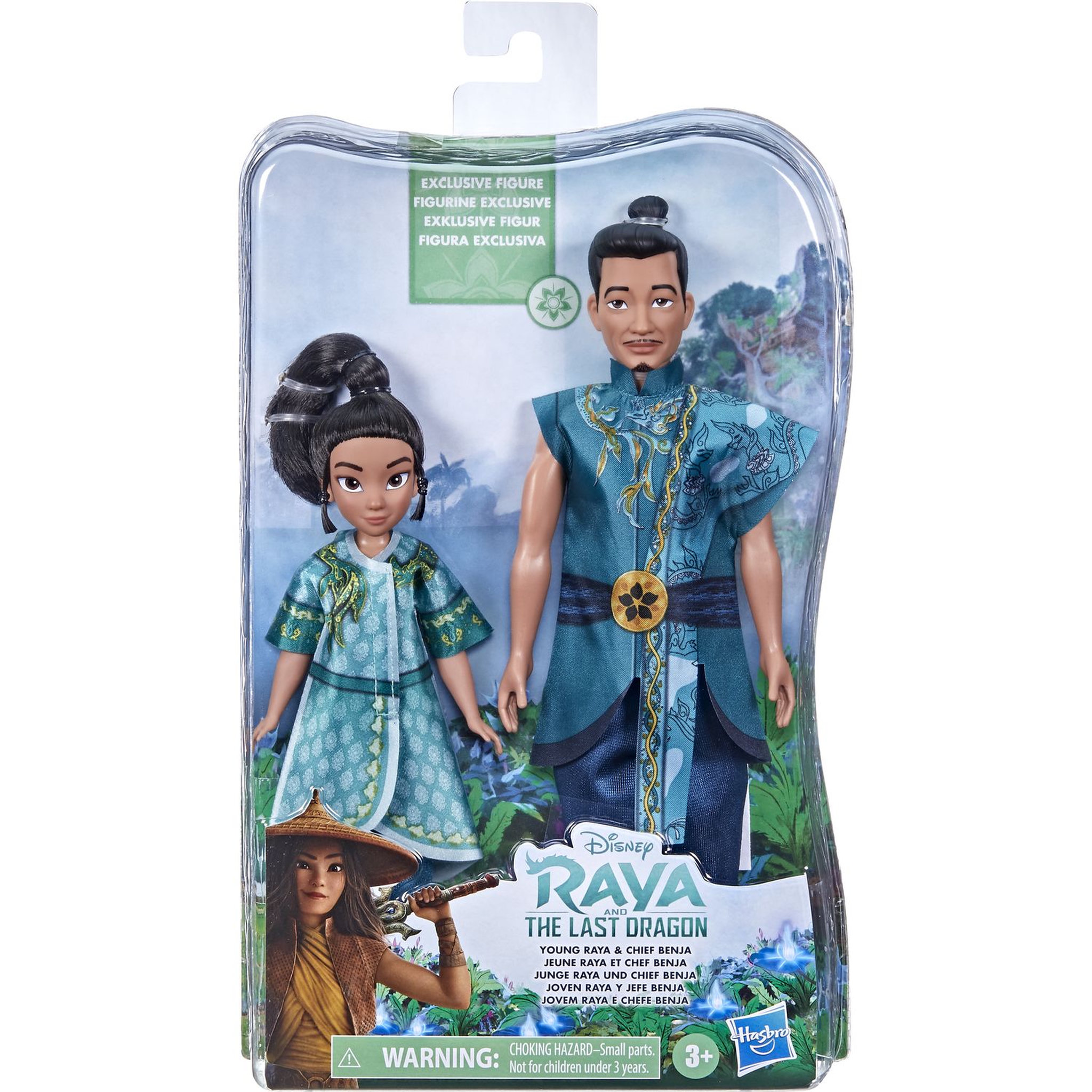 Voir la diapositive 2 : HASBRO Set Figurines Raya et Chef Benja