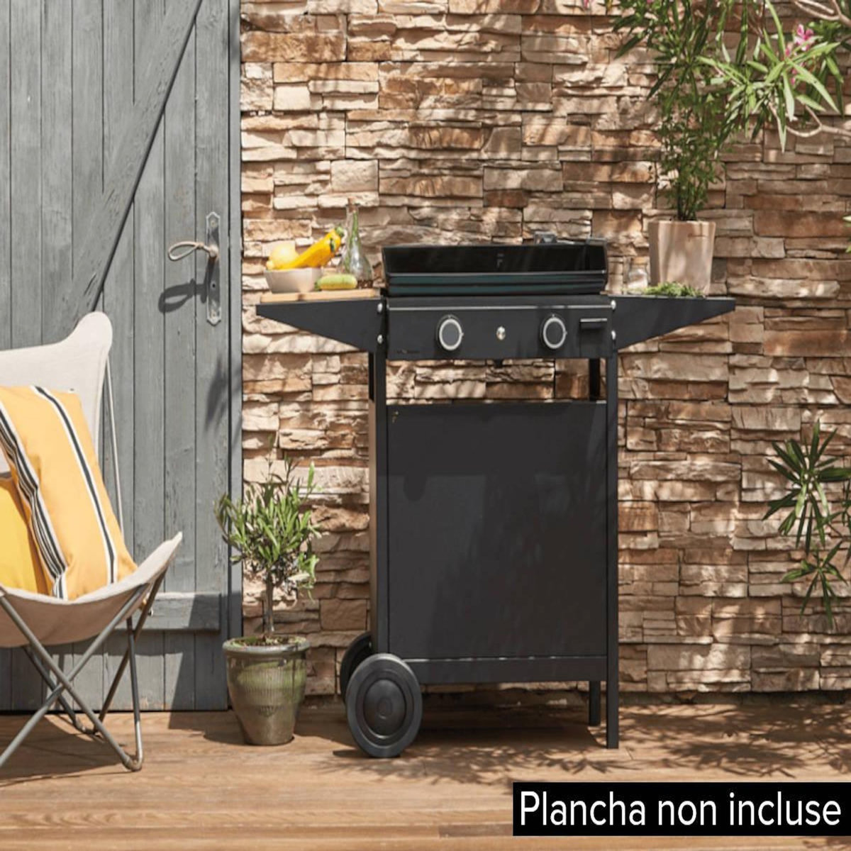 FORGE ADOUR Chariot en acier fermé noir Origin 60 - Forge Adour